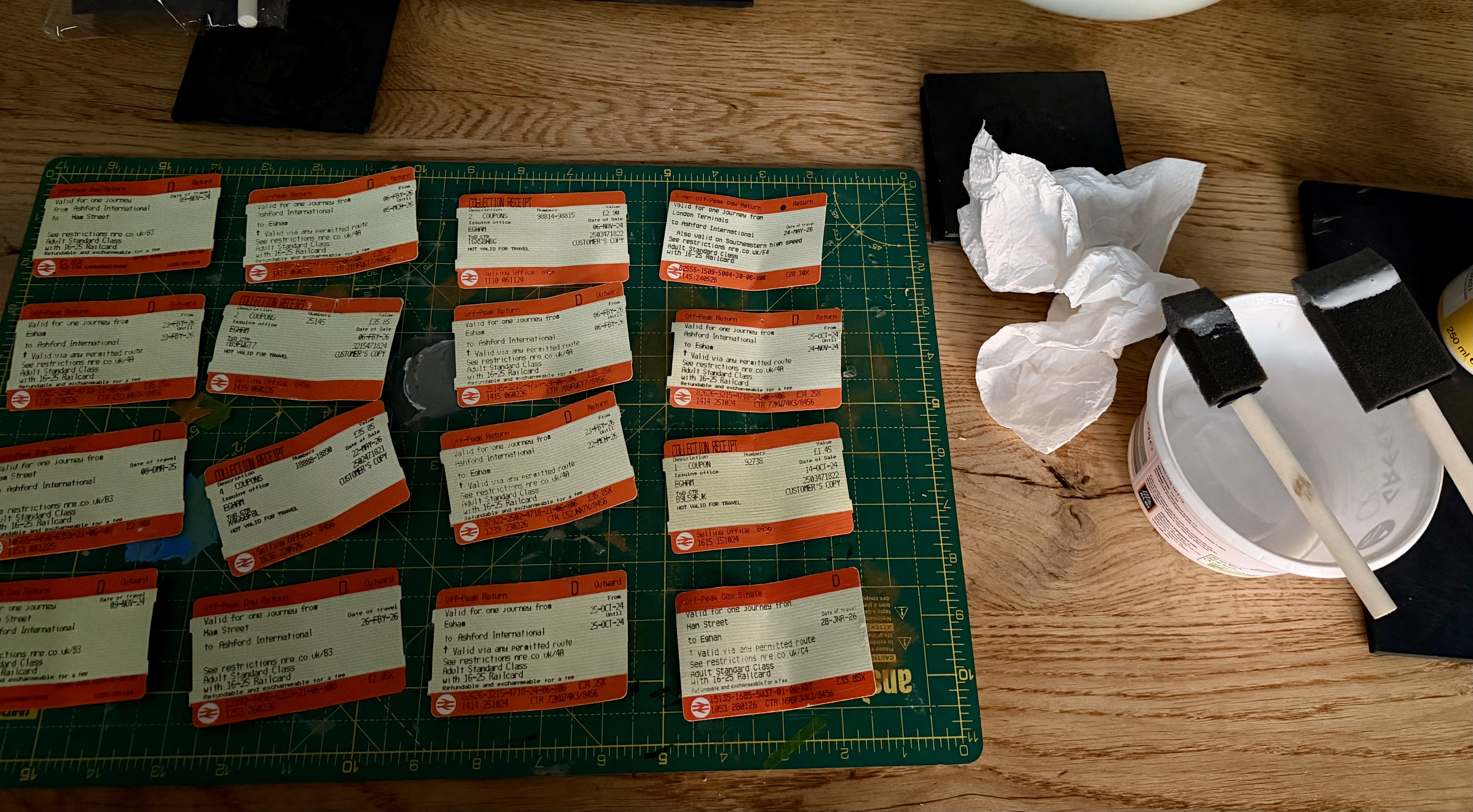 The next tickets